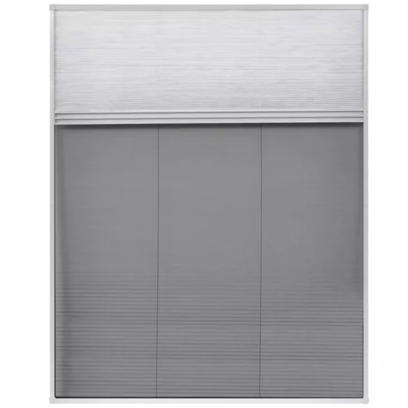 pliszé ablak szúnyogháló árnyékolóval alumíniumból 80 x 100 cm