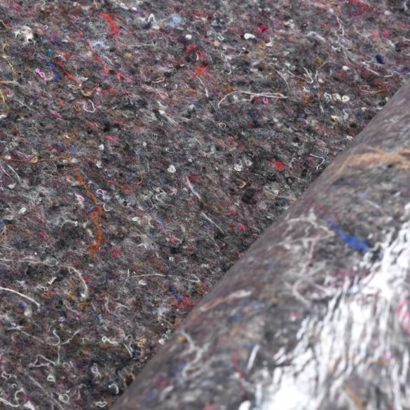 2 db szürke, csúszásmentes takarófilc 50 m 180 g/m²