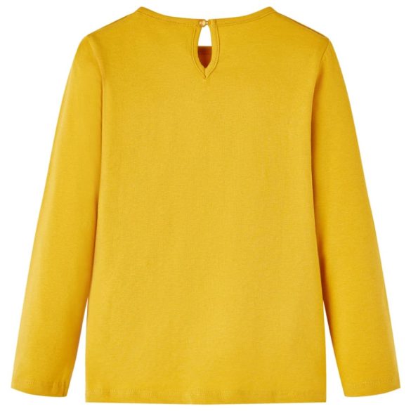 Okker hosszú ujjú gyerekpóló 104