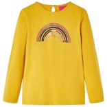 Okker hosszú ujjú gyerekpóló 116