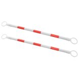 2 db műanyag kihúzható terelőbója-korlát 116-197 cm