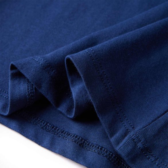 Tengerészkék hosszú ujjú gyerekpóló 92