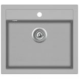 szürke, egymedencés gránit mosogatótálca