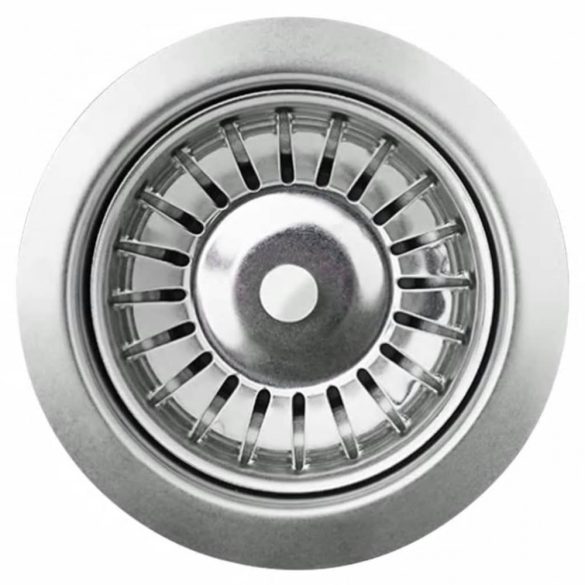 gránit konyhai mosogató egymedencés ovális fekete