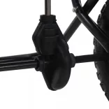 PVC és acél tolható sószóró 80 x 46 x 75 cm 15 L