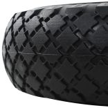 2 db molnárkocsi-kerék tömör poliuretán 3.00-4 (260 x 85)