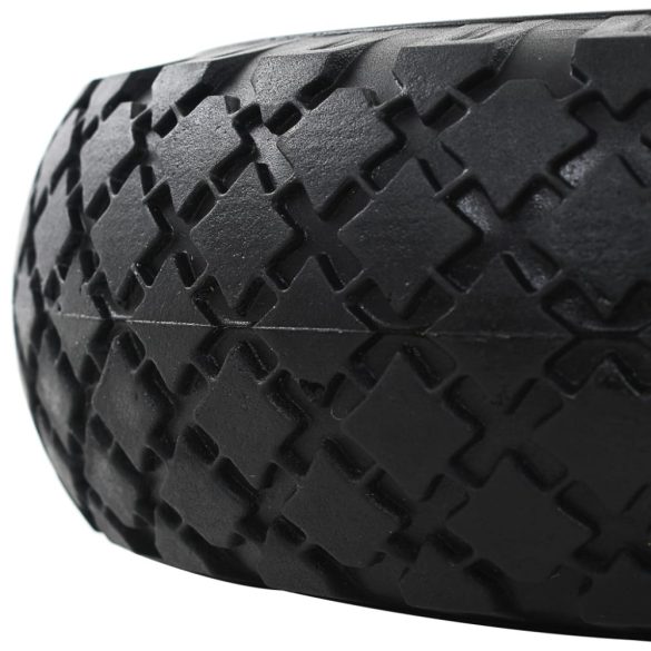 2 db molnárkocsi-kerék tömör poliuretán 3.00-4 (260 x 85)