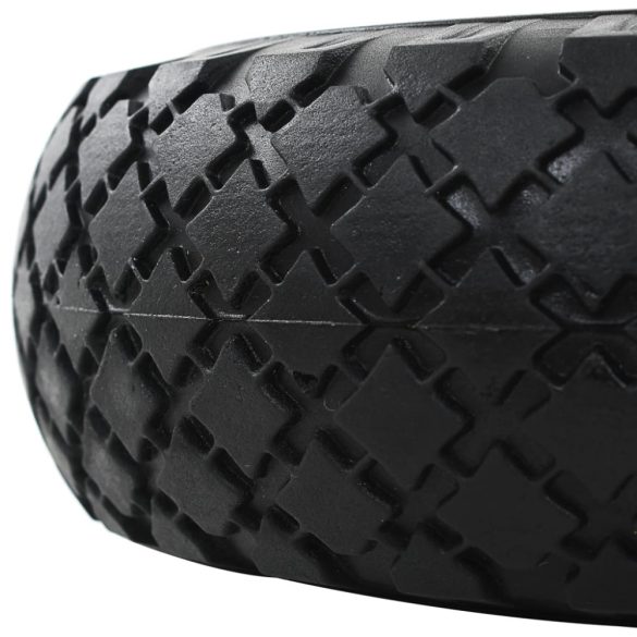 4 db molnárkocsi-kerék tömör poliuretán 3.00-4 (260 x 85)