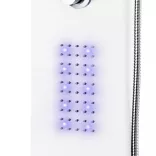fehér alumínium zuhanypanel 20 x 44 x 130 cm