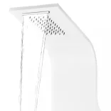 fehér alumínium zuhanypanel 20 x 44 x 130 cm
