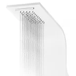 fehér alumínium zuhanypanel 20 x 44 x 130 cm