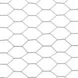 szürke PVC-bevonatú acél csirkeháló drótkerítés 25 x 1,2 m