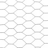 szürke PVC-bevonatú acél csirkeháló drótkerítés 25 x 1,5 m