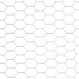 ezüst horganyzott acél csirkeháló drótkerítés 25 x 1,2 m