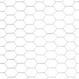 ezüst horganyzott acél csirkeháló drótkerítés 25 x 1,2 m