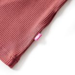 Izzó piros hosszú ujjú gyerekpóló félgarbós nyakkal 104