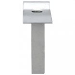 szürke horganyzott acél hálós kerti kapu 300 x 100 cm