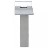 szürke horganyzott acél hálós kerti kapu 300 x 150 cm