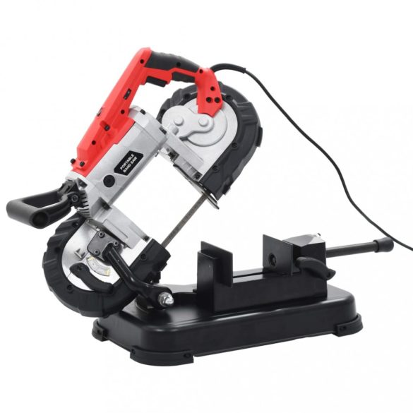 acél szalagfűrész alapzattal és hordozható táskával