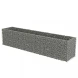 horganyozott acél gabion magaságyás 450 x 90 x 100 cm