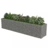 horganyozott acél gabion magaságyás 450 x 90 x 100 cm