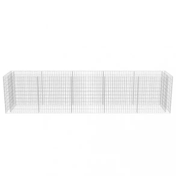 horganyozott acél gabion magaságyás 450 x 90 x 100 cm