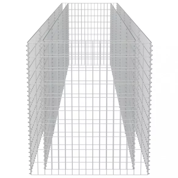 horganyozott acél gabion magaságyás 450 x 90 x 100 cm
