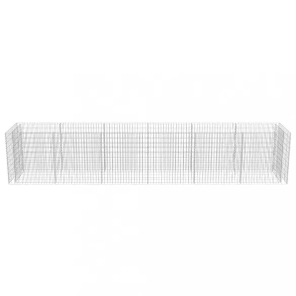horganyzott acél gabion magaságyás 540 x 90 x 100 cm