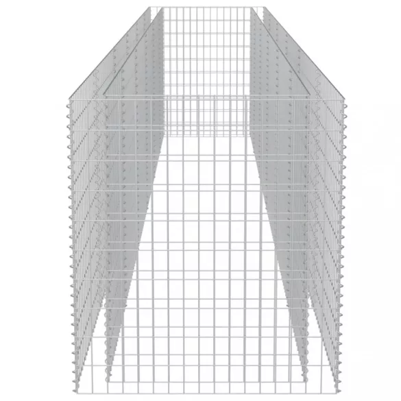 horganyzott acél gabion magaságyás 540 x 90 x 100 cm