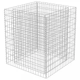 horganyzott acél gabion magaságyás 90 x 90 x 100 cm