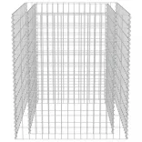 horganyzott acél gabion magaságyás 90 x 90 x 100 cm