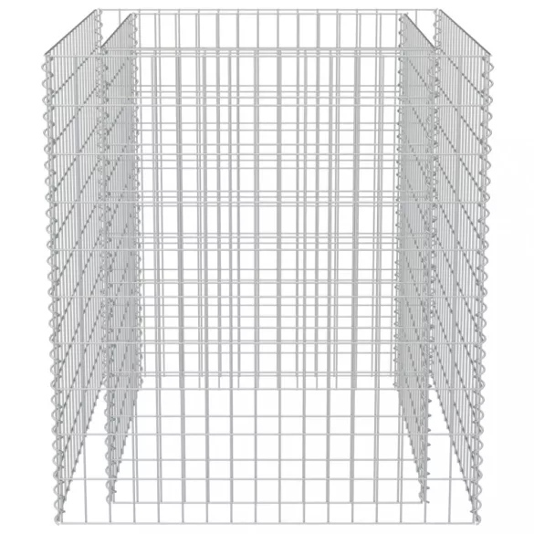 horganyzott acél gabion magaságyás 90 x 90 x 100 cm
