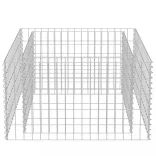 horganyzott acél gabion magaságyás 90 x 90 x 50 cm