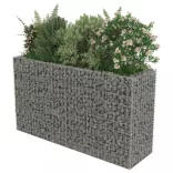 horganyzott acél gabion magaságyás 180 x 50 x 100 cm