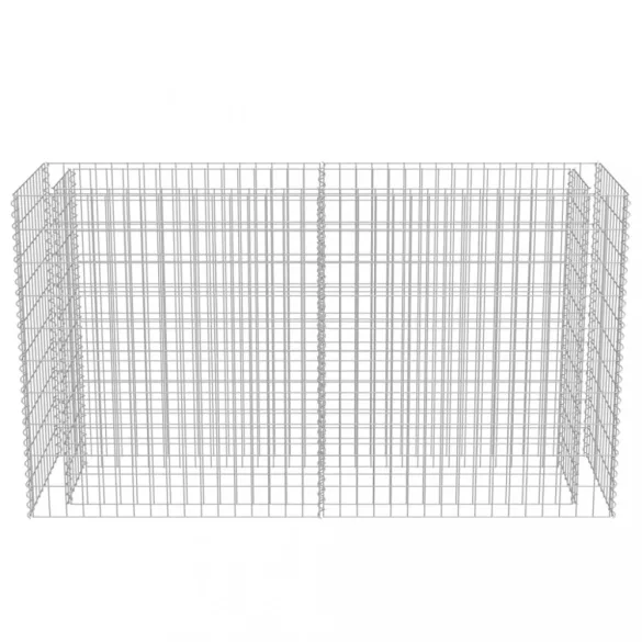 horganyzott acél gabion magaságyás 180 x 50 x 100 cm