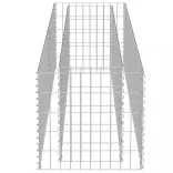 horganyzott acél gabion magaságyás 180 x 50 x 50 cm