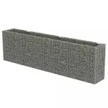 horganyzott acél gabion magaságyás 360 x 50 x 100 cm