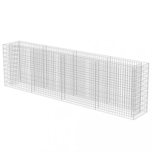 horganyzott acél gabion magaságyás 360 x 50 x 100 cm
