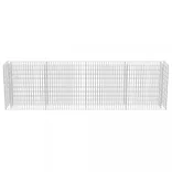 horganyzott acél gabion magaságyás 360 x 50 x 100 cm
