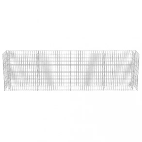 horganyzott acél gabion magaságyás 360 x 50 x 100 cm
