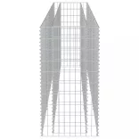 horganyzott acél gabion magaságyás 360 x 50 x 100 cm