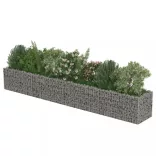 horganyzott acél gabion magaságyás 360 x 50 x 50 cm