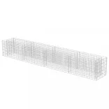 horganyzott acél gabion magaságyás 360 x 50 x 50 cm