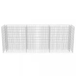 horganyzott acél gabion magaságyás 270 x 50 x 100 cm
