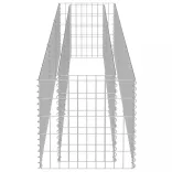 horganyzott acél gabion magaságyás 270 x 50 x 50 cm