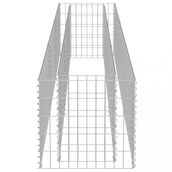 horganyzott acél gabion magaságyás 270 x 50 x 50 cm