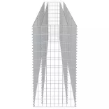 horganyzott acél gabion magaságyás 450 x 50 x 100 cm