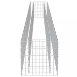horganyzott acél gabion magaságyás 450 x 50 x 50 cm