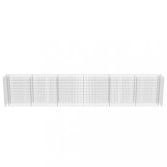 horganyzott acél gabion magaságyás 540 x 50 x 100 cm