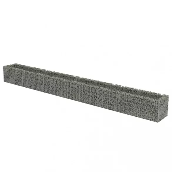 horganyzott acél gabion magaságyás 540 x 50 x 50 cm
